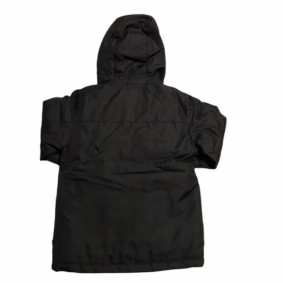 Nautica Little Boys Full Zip Snorkel Jacket Size 5 Black Gray Water Resistant - Picture 4 of 11